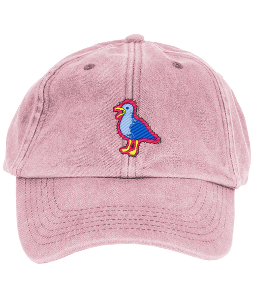 Embroidered Vintage Cap - TGE26 Merch - Blue Seagull